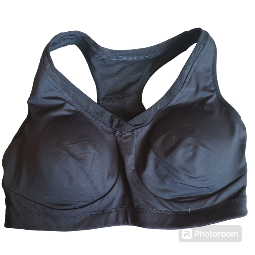 Atleta Advanced Sports Bra w/Support Cups Black Size 36C NWOT